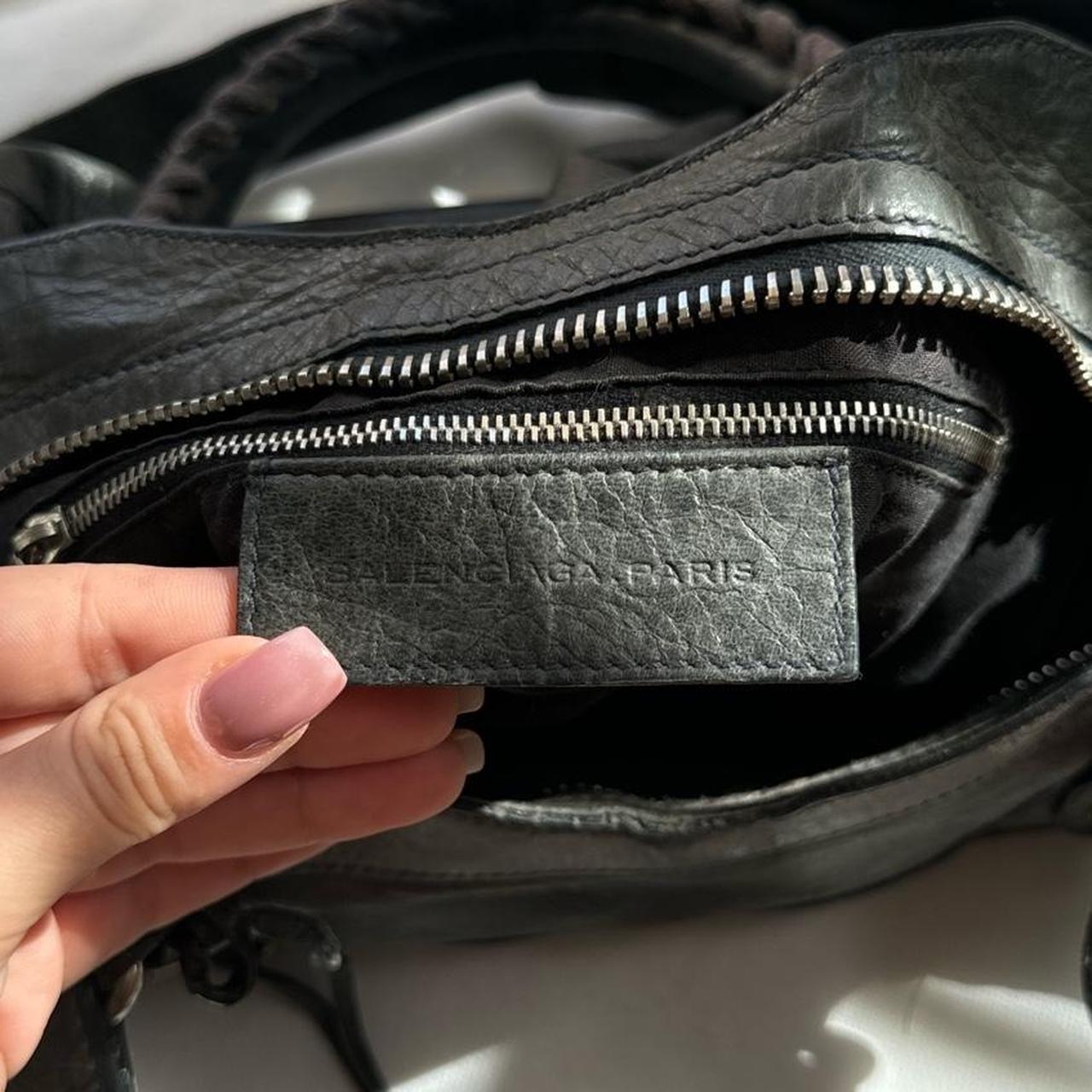 ๐ Authentic Balenciaga city bag gaint in black/grey Pre-owned ๐
