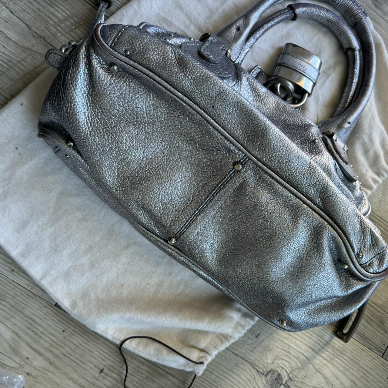 ๐ Authentic silver Chloe paddington bag Pre-owned ๐