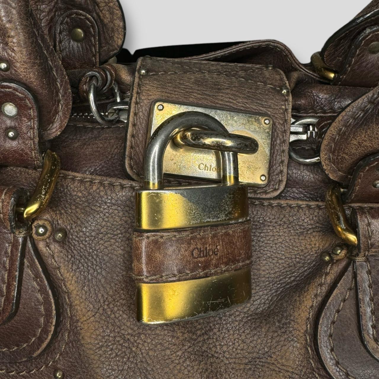 ๐ Authentic CHLOE Paddington Bag Heavy Signs Pre-owned ๐