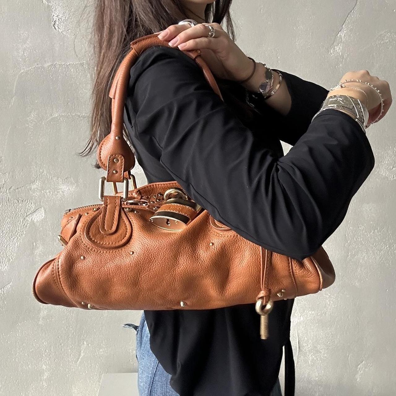 ๐ Authentic Iconic CHLOE Paddington Bag in Tan leather Pre-owned ๐