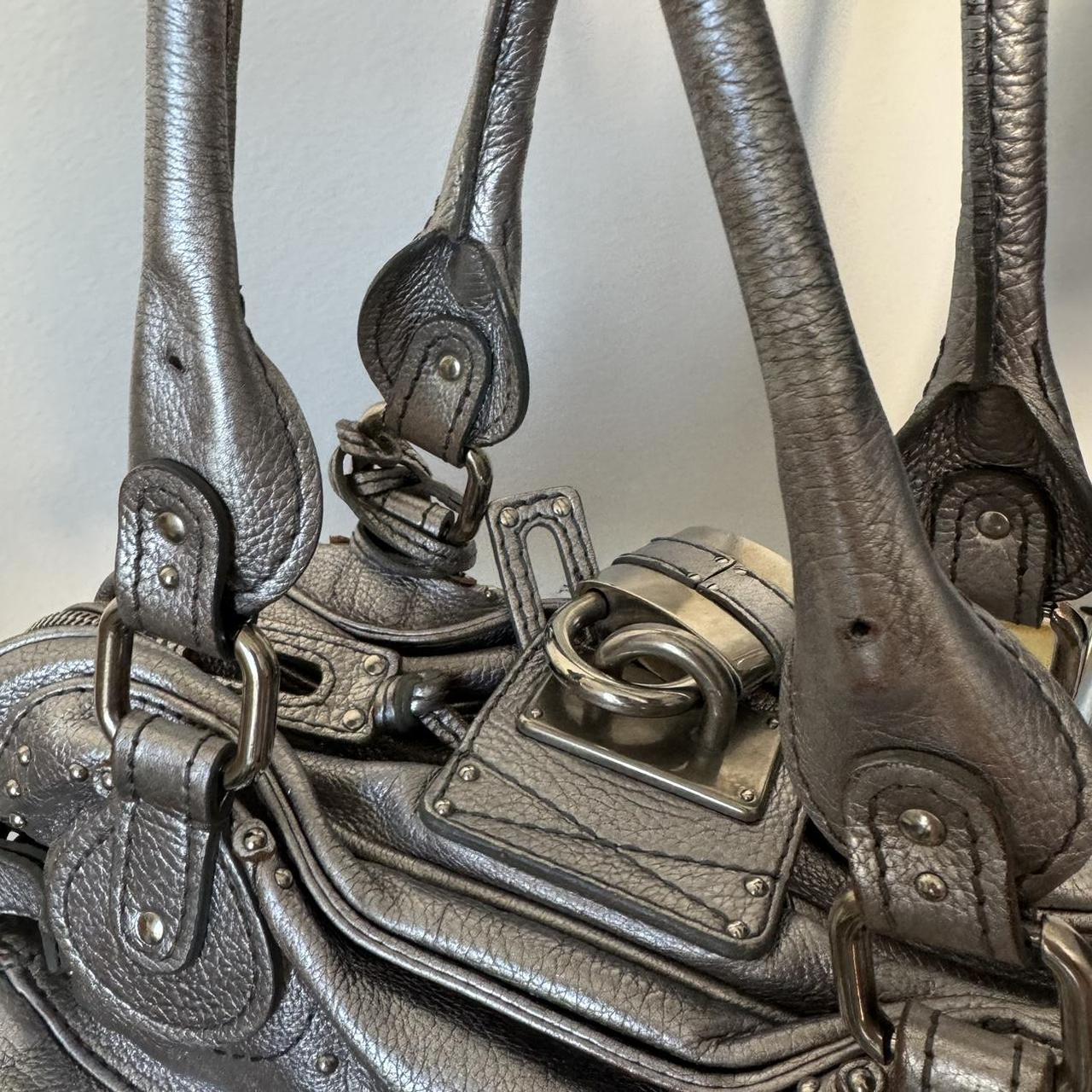 ๐ Authentic silver Chloe paddington bag Pre-owned ๐