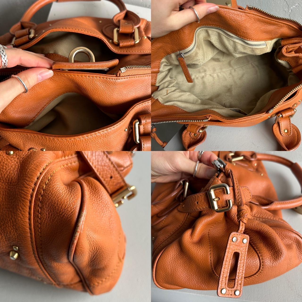 ๐ Authentic Iconic CHLOE Paddington Bag in Tan leather Pre-owned ๐