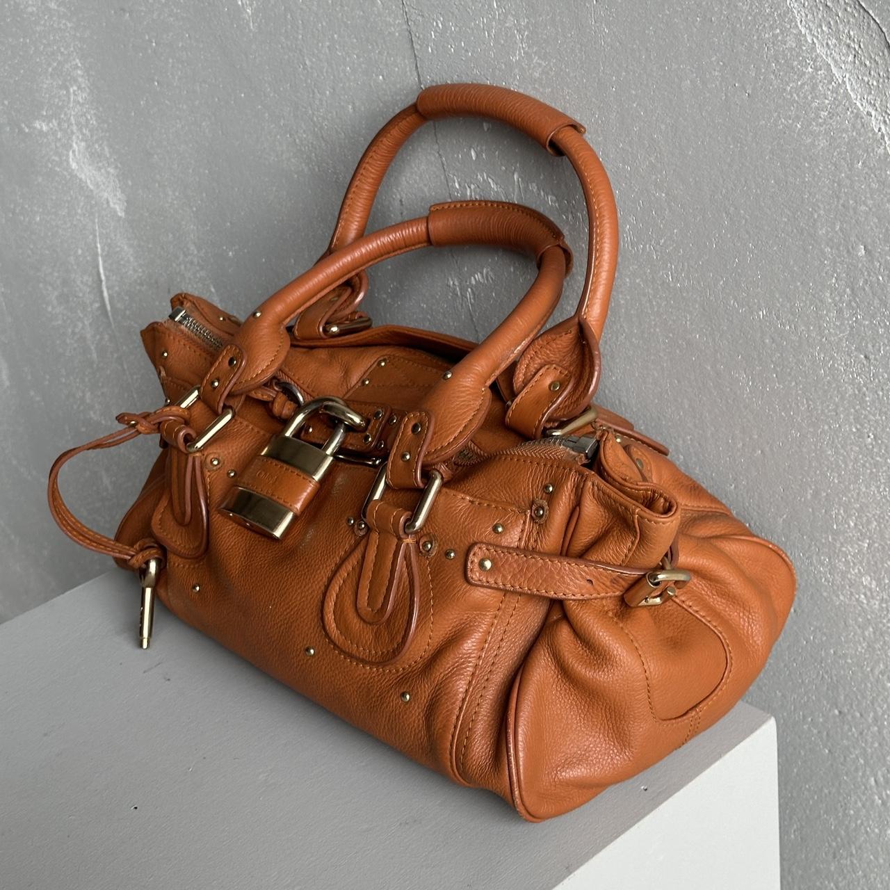 ๐ Authentic Iconic CHLOE Paddington Bag in Tan leather Pre-owned ๐