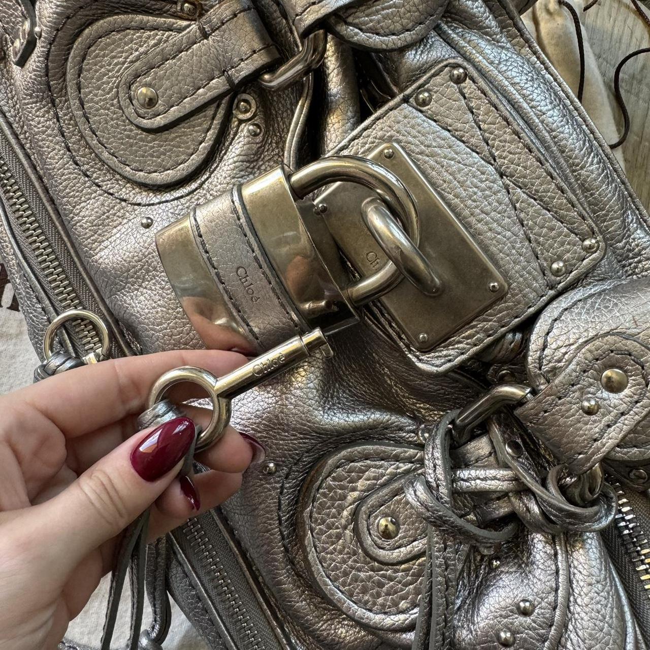 🌟 Authentic silver Chloe paddington bag Pre-owned 🌟