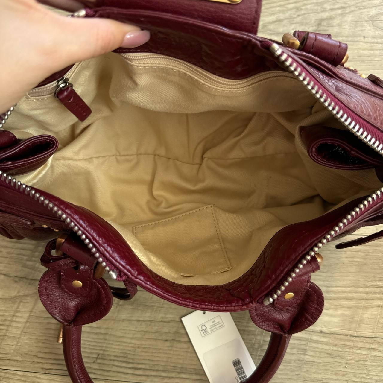 🌟 Authentic Burgundy Chloe paddington leather Pre-owned 🌟