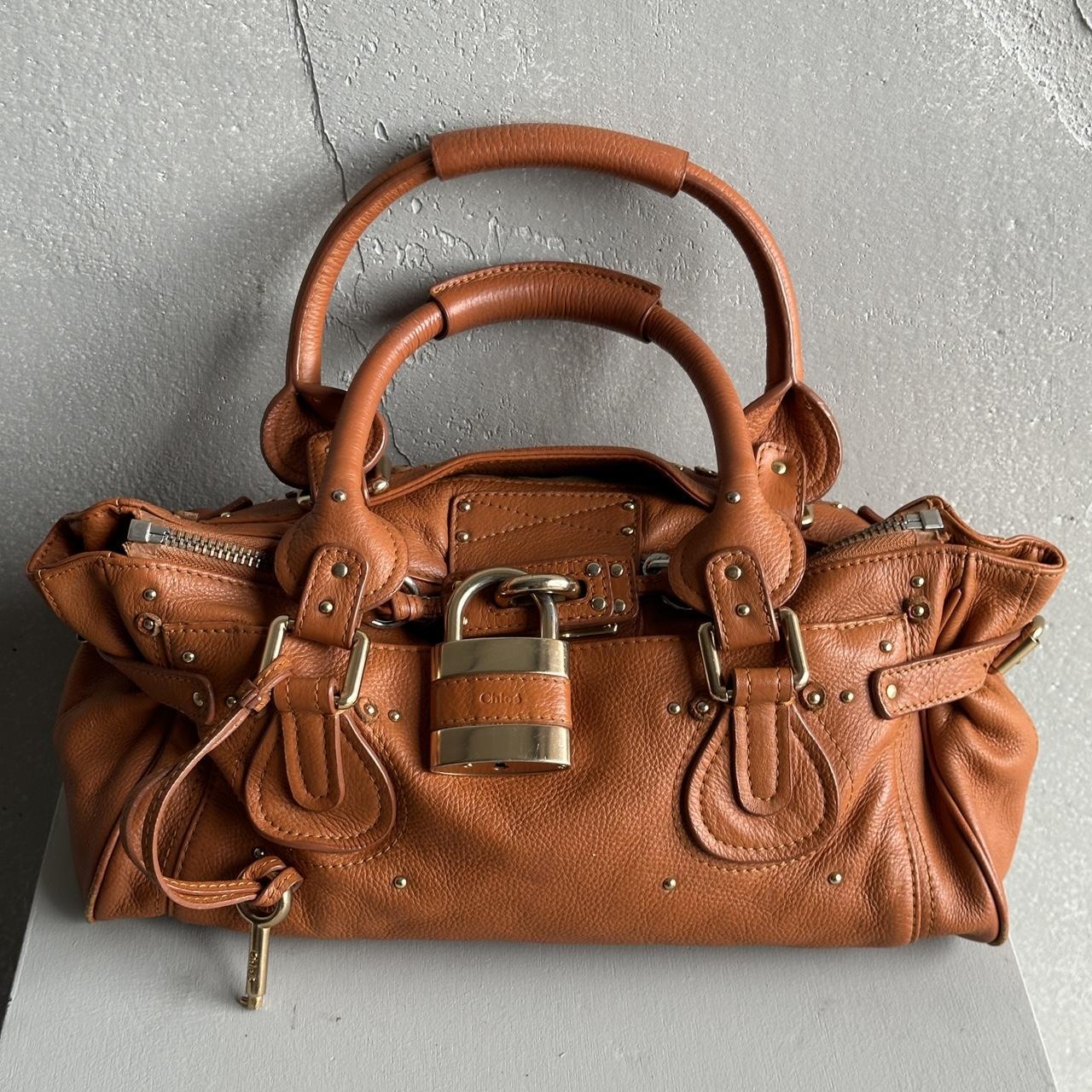 🌟 Authentic Iconic CHLOE Paddington Bag in Tan leather Pre-owned 🌟
