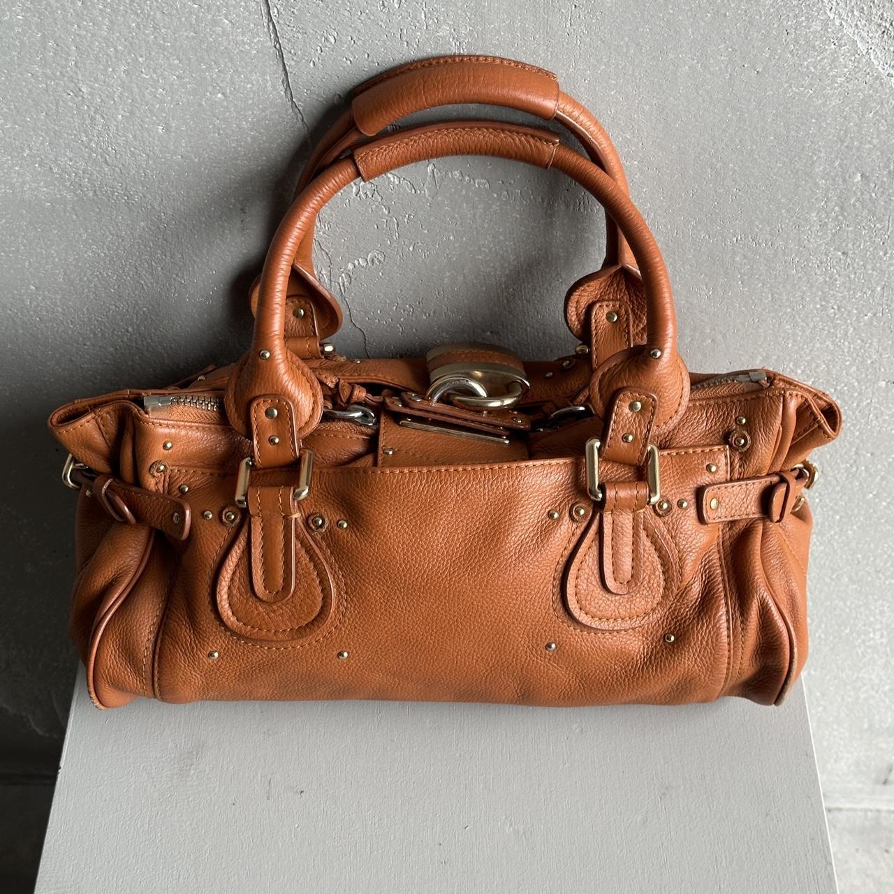 🌟 Authentic Iconic CHLOE Paddington Bag in Tan leather Pre-owned 🌟