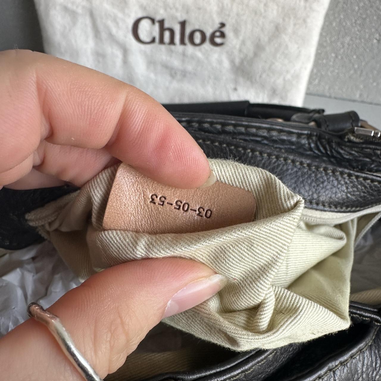 🌟 Authentic Iconic CHLOE Paddington Bag khaki / Black leather Pre-owned 🌟