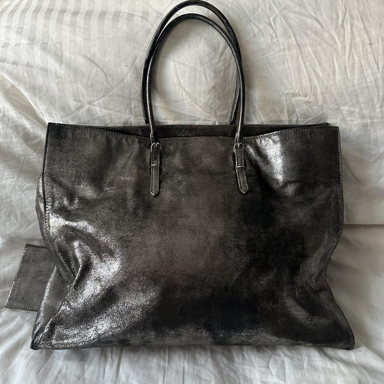 🌟 Authentic METALLIC BALENCIAGA PAPIER BAG Pre-owned 🌟
